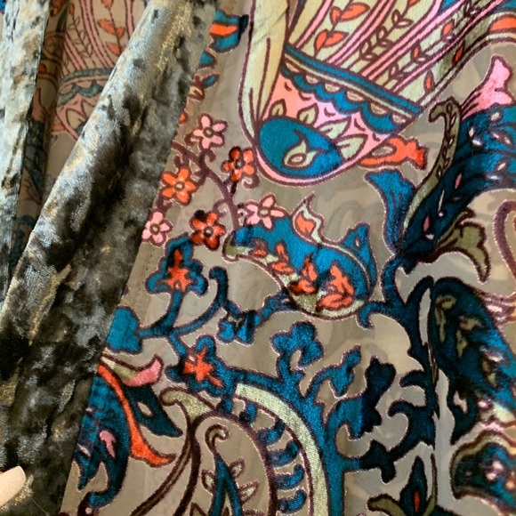 NEW Stunning Olive Green/Multi Kimono Cardigan - Picture 8 of 11